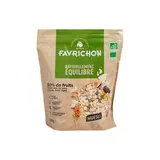 Muesli bien-être 30% fruits raisin banane noix de coco datte figue BIO, Favrichon (500 g)