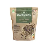Muesli croustillant graines de lin et courge BIO, Favrichon (450 g)