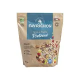 Muesli protéiné soja et fruits BIO, Favrichon (450 g)