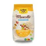 Muesli 4 céréales et fruits BIO, Grillon d'Or (500 g)
