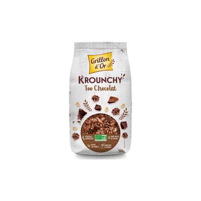Krounchy too chocolat BIO, Grillon d'Or (500 g)