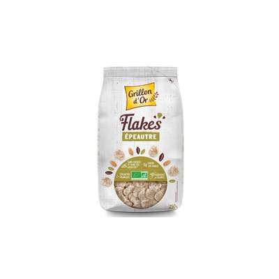 Flakes d'épeautre  BIO, Grillon d'Or (250 g)