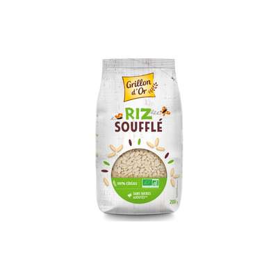 Riz soufflé BIO, Grillon d'Or (200 g)