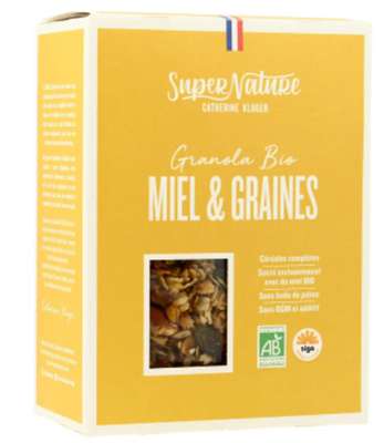 Granola au miel et graines BIO, SuperNature (350 g)