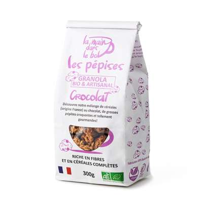 Les pépsises de granola - Crocolat BIO, La Main dans le Bol (300 g)