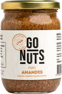 Purée d'Amandes complètes Toastées BIO, Go Nuts (270 g)
