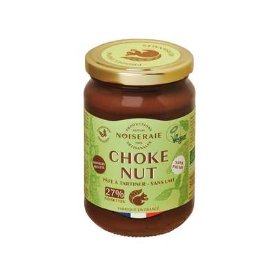 Pâte à tartiner choconut, noisette 27% BIO, Noiseraie (300 g)