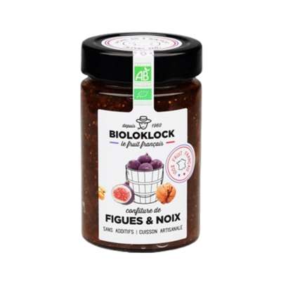 Confiture figue-noix France BIO, Biolo'klock (230 g)