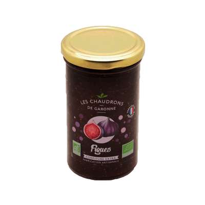Confiture figue BIO, Chaudrons de Garonne (300 g)