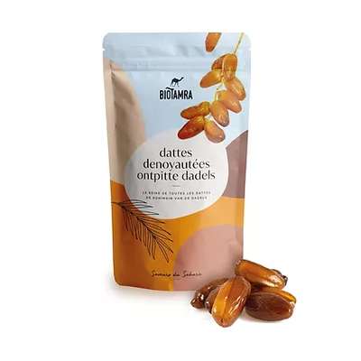 Dattes dénoyautées d'Algérie BIO, Biotamra (250 g)