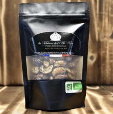 Noix de cajou à l'ail noir BIO, La Maison de l'Ail Noir (100 g)
