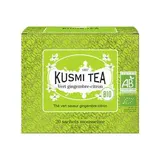 Thé vert gingembre-citron BIO - étui sachets mousseline, Kusmi Tea (x 20, 44 g)