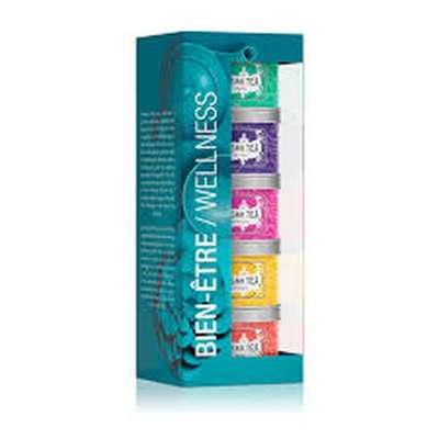 Les Bien-être BIO - Coffret 5 boîtes métal, Kusmi Tea (5 boites, 98 g)