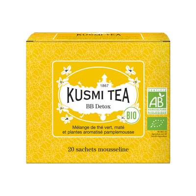 Thé BB Detox BIO - étui sachets mousseline, Kusmi Tea (x 20, 40 g)