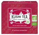 Quatre Fruits Rouges BIO - étui sachets mousseline, Kusmi Tea (x 20, 40 g)