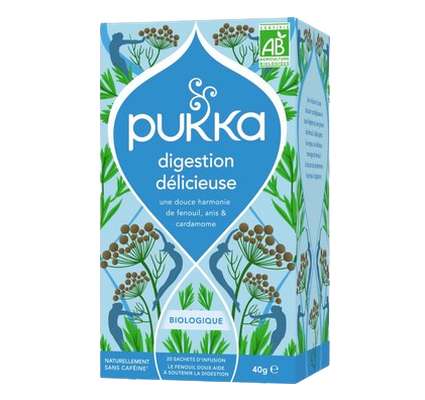 Infusion digestion délicieuse BIO, PUKKA (x 20 sachet)
