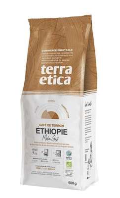Café Ethiopie Sidamo moulu BIO, Café Michel (500 g)