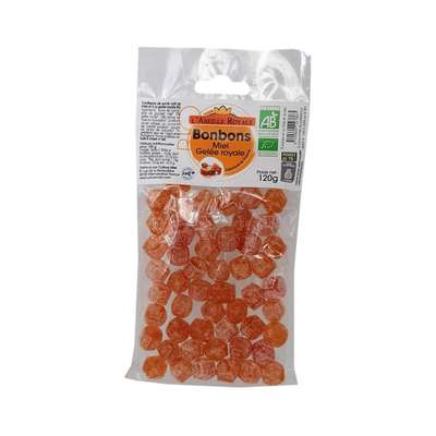 Bonbons miel gelée royale BIO, L'Abeille Royale (120 g)