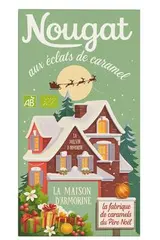 Nougat aux éclats de caramels en tablette BIO,  La Maison d'Armorine (80 g)