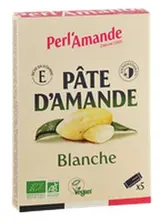 Pâte d'amande blanche BIO, Perl'Amande (125 g)