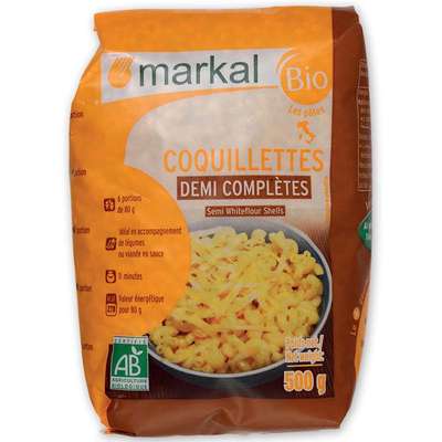 Coquillette demi complètes BIO, Markal (500 g)