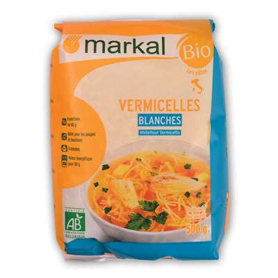 Vermicelles blanches BIO, Markal (500 g)