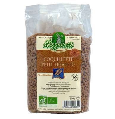 Coquillette au petit épeautre BIO, Lazzaretti (400 g)