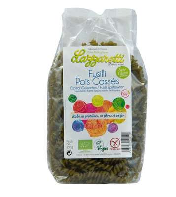 Fusilli aux pois cassés BIO, Lazzaretti (250 g)