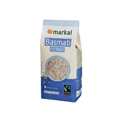Riz basmati blanc Inde BIO, Markal (500 g)