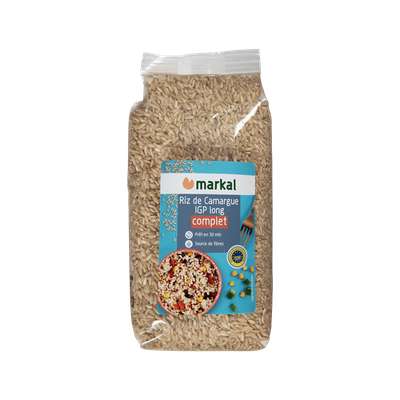 Riz long complet de Camargue IGP BIO, Markal (1 Kg)