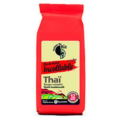 Riz Thaï rouge complet précuit BIO, Autour du Riz (500 g)