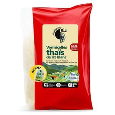 Vermicelles thaïs de riz BIO, Autour du Riz (200 g)