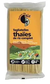 Tagliatelles thaïes de riz complet BIO, Autour du Riz (400 g)
