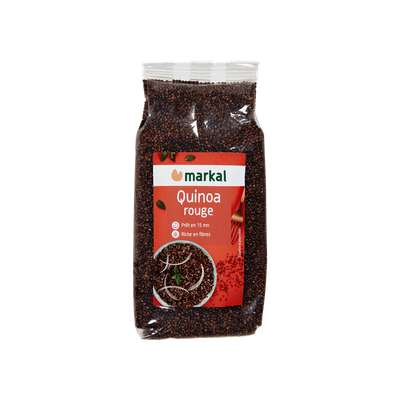 Graine de quinoa réal rouge BIO, Markal (500 g)