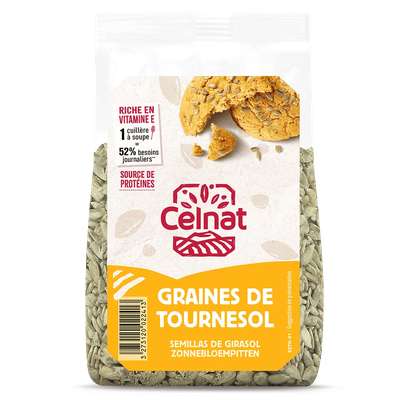 Graines de tournesol BIO, Celnat (250 g)