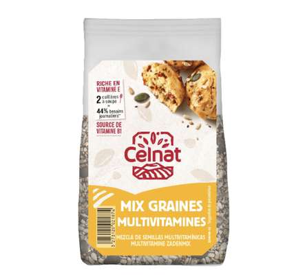 Mix graines multivitamines BIO, Celnat (250 g)