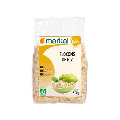 Flocons de riz BIO, Markal (500 g)