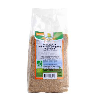 Boulgour de sarrasin prégermé BIO, Moulin des Moines (500 g)