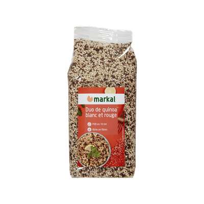 Graine de quinoa duo rouge et blanche BIO, Markal (500 g)