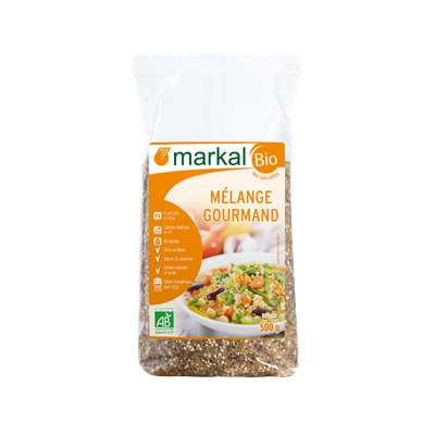 Mélange gourmand boulgour quinoa épeautre BIO, Markal (500 g)