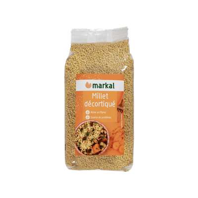 Millet décortiqué BIO, Markal (500 g)