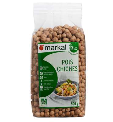 Pois chiches BIO, Markal (500 g)