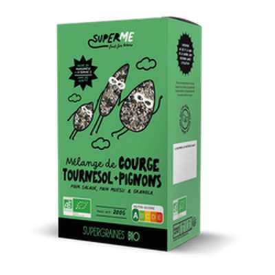 Mélange de courges, tournesol & pignons bio, Super Me (200 g)