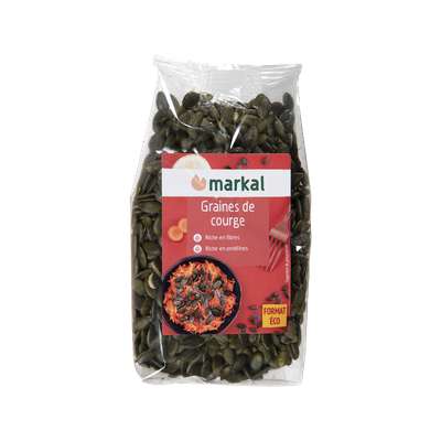 Graines de courge BIO, Markal (200 g)