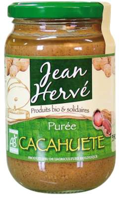 Purée de cacahuètes BIO, Jean Hervé (350 g)