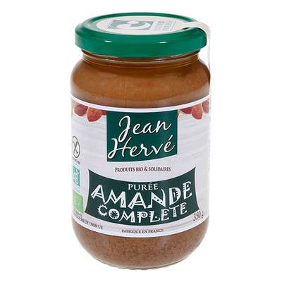 Purée d'amande complète BIO, Jean Hervé (350 g)