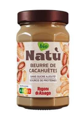Beurre de cacahuète Natù BIO, Rigoni di Asiago  (220 g)