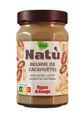 Beurre de cacahuète Natù BIO, Rigoni di Asiago  (220 g)