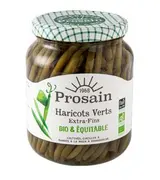 Haricots verts extra fins cueillis et rangés à la main BIO, Prosain (345 g)