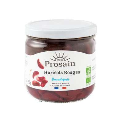 Haricots rouges France sans sel ajouté BIO, Prosain (255 g)